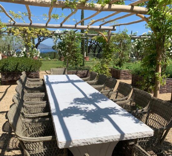 Tavolo da giardino in Pietra di Prun
